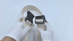 Abschließbare Klinik-Handfessel – medizinische Bondage-Fessel für Bett & Klinik-Spielchen – weiche Baumwolle, stabiler Klick-Verschluss – BDSM Fetisch Sexspielzeug für Damen & Herren