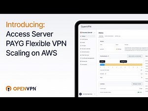 Introducing Access Server PAYG Flexible VPN Scaling on AWS