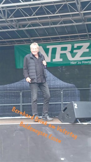Bernhard Brink Celebrates Father's Day at Baldeneysee, Essen