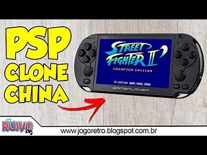 PSP Clone MP5 X9S Plus 16GB Gameplayer Handheld com 1000 GAMES