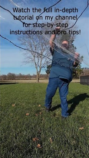 How to Throw a 6 Foot Cast Net Fast & Easy Guide #castnet #fishingtips #baitfishing