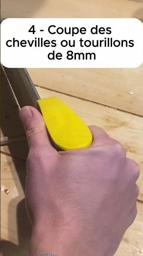 Astuce simple pour cacher les têtes de vis en menuiserie ! 🔥🪵 #diy #bricolage #menuiserie