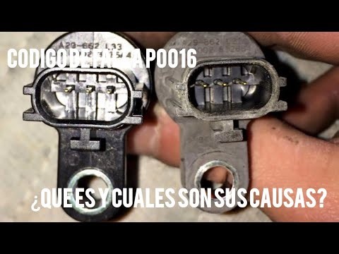 ¿Qué es el código de falla p0016 y cuales sin sus causas?