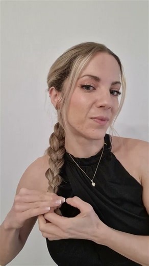 PARTY updo HAIRSTYLE easy🪩 #hairstyle #hairtutorial #hairtok #chignon #hair #braidhairstyle #updo