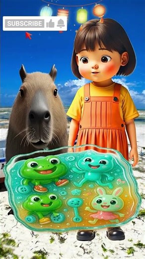 Froggy Gummy Fun! 🐸🍬 Adorable Frog Candy | Lolli TV Shorts #cutekids