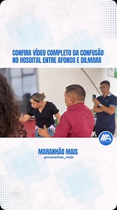 MA+ | O melhor da Informação on Instagram: "HOSPITAL* Confira o vídeo na íntegra da confusão entre o apresentador Carlos Afonso e a vereadora Dilmara Ramos, na última sexta-feira, 31, no hospital Dr. Sena, em Rosário/MA. A equipe de reportagem foi chamada ao local por um familiar após o óbito de um idoso."