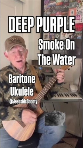 Smoke on the Water Deep Purple on Ukulele short jeebs mcsnooty