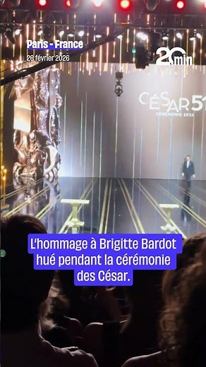 César 2026 : L’hommage à Brigitte Bardot a été rendu… sous les huées