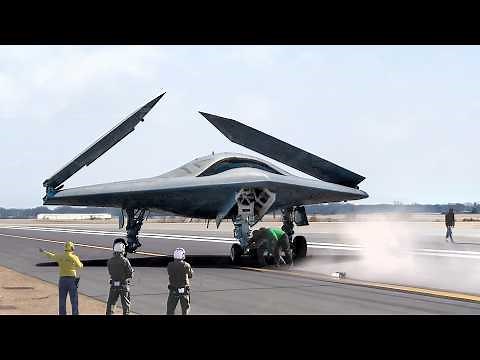 US Navy’s Advanced X-47B Stealth Drone in Action