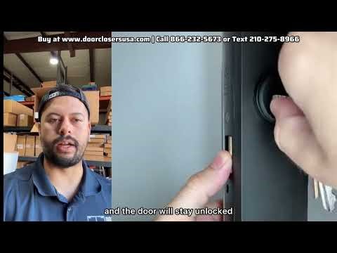 How to Keep a Storefront Glass Door Unlocked (Deadlatch Dogging Explained)