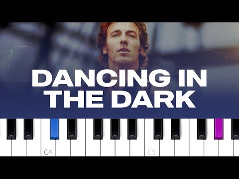 Bruce Springsteen - Dancing In the Dark (piano tutorial)