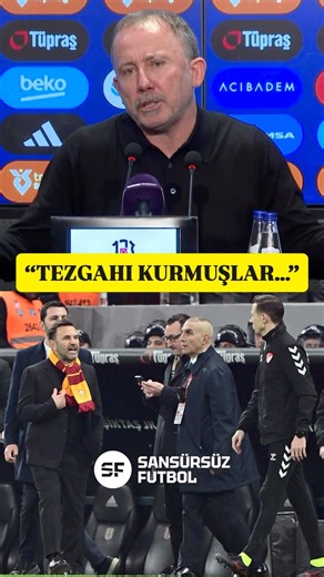 💥 Sergen Yalçın: “These things take the game off the field and turn it into political matters…”