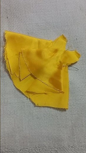 Easy DIY doll dress | Doll dress cutting |how to make doll dress #shorts #ytshorts #diy #trending