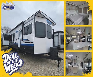  Deal of the Week Wednesday!  Experience luxury with the 2023 Forest River Salem Villa 40RLB Destination Trailer at $30K off MSRP! Perfect for those extended stays with a fireplace, custom king bed, walk-in pantry and more. Don't let this deal slip away! https://bit.ly/3S62luR | Crossroads Trailer Sales | Facebook