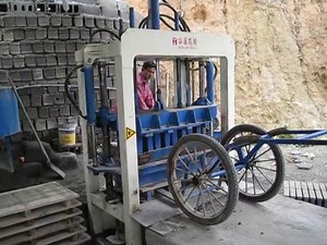 QT4-40 manual concrete block making machine