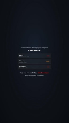 WordPress Security Blindspot — PressArk AI Scan