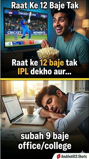 IPL vs Exams: Roz Clean Bowled Ho Raha Hoon! 😂🏏 #shorts #ipl