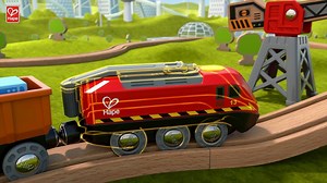 All Aboard! A playful 🎄 holiday afternoon is about to start from the Hape platform! Who could imagine we would drive a train just using a mobile phone? 📱 Or that we would climb a mountain riding a powerful locomotive! Hape railways are special! 🚂🚂🚂 Discover them all 👉 https://bit.ly/railways_Hape | Hape Toys