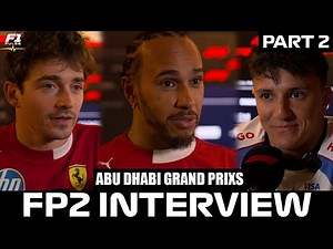 F1 Drivers FP2 Interviews | Abu Dhabi GP 2025 ( PART 2)