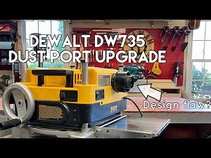 DeWalt DW735 Planer Dust Port Upgrade