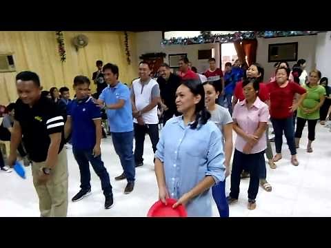 NLCM Church CHRISTmas Party 2017 - Adults' Plate Relay Game