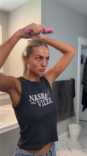 POV: You use dad's hair gel for a slicked back bun #hair