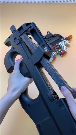 P90 V4 Realistic Gel Blaster Vs Toy Gel Blaster#shorts