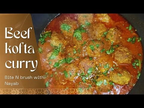 Kofta (meatballs/beef kofta) recipe by Bite N Brush with Nayab