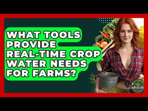 What Tools Provide Real-time Crop Water Needs For Farms? - The World of Agriculture