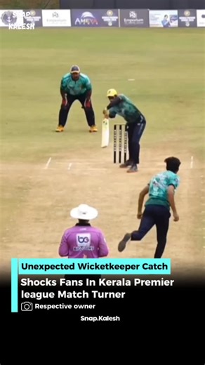 SNAP.KALESH on Instagram: "UNEXPECTED WICKETKEEPER CATCH SHOCKS FANS IN KERALA PREMIER LEAGUE, VIDEO GOES VIRAL A STUNNING MOMENT FROM THE KERALA PREMIER LEAGUE HAS TAKEN SOCIAL MEDIA BY STORM AFTER A WICKETKEEPER PULLED OFF AN UNBELIEVABLE, LAST-SECOND CATCH THAT LEFT PLAYERS, UMPIRES, AND FANS IN COMPLETE SHOCK. THE INCIDENT OCCURRED DURING A HIGH-INTENSITY MATCH WHEN THE BATSMAN EDGED THE BALL BEHIND THE STUMPS, SEEMINGLY BEYOND REACH. IN A SPLIT-SECOND REACTION, THE WICKETKEEPER DIVED FULL L