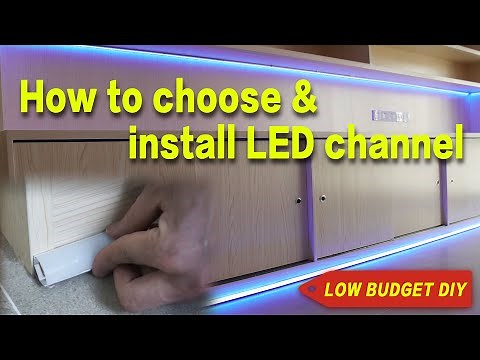 How to choose LED aluminum channel - Muzata V-shape corner installation tutorial 2019