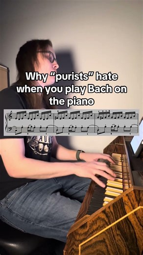 The only “proper” way to play Bach?