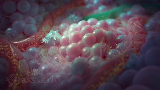 Scientific Animation: Nanoparticle Delivery to a Solid Tumour