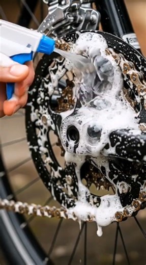 Old Rusty Bike Chain Cleaning | Before and After#RustRemoval#BikeRestoration#RustyBike#BicycleCleani