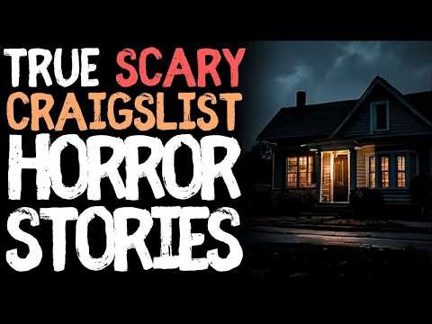 True Craigslist Scary Horror Stories for Sleep | Black Screen With Rain Sounds