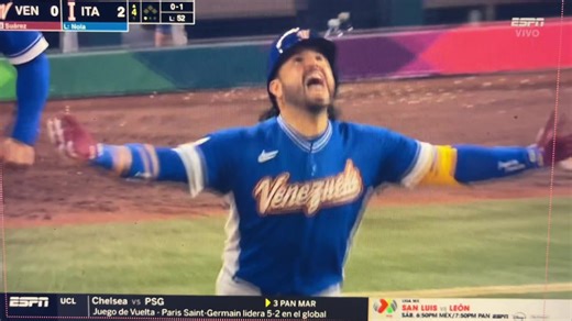 Jonrón de Eugenio Suárez Vs Italia | venezuela vs italia