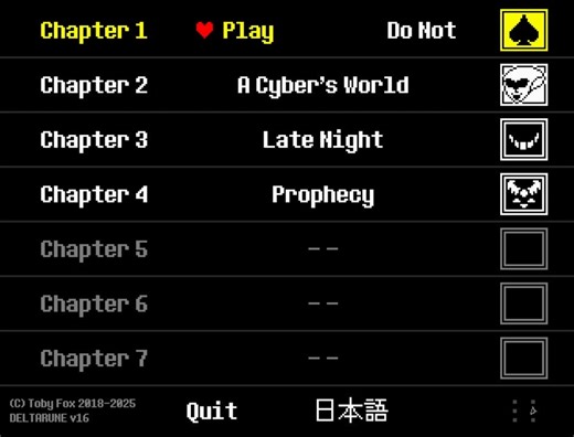 fun fact, you can swap the data files of the deltarune chapters between themselves, it still loads whatever chapter the data is from