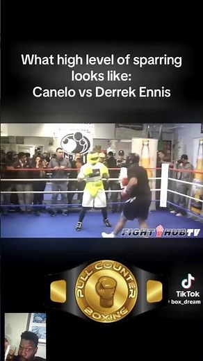 Canelo Sparring With Derrick Ennis Good Work #boxing #boxingtraining