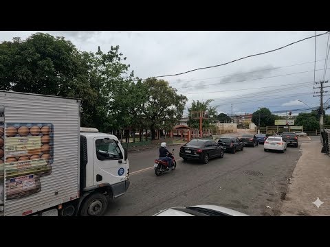 Continuous Traffic at Busy Intersection | Daytime City Street Sounds | Urban Ambience