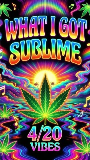 Sublime "What I Got" 4/20 Psychedelic Trip 🔥🌿 Lovin’ Is What I Got! #420 #sublime #music #viral #fyp