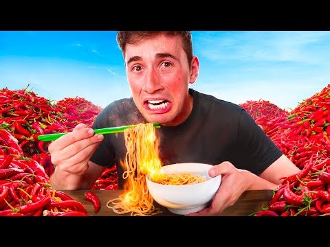 MANGIO solo PICCANTE per 1 SETTIMANA!🌶️🔥