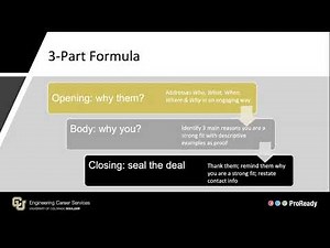 Writing Your Cover Letter - Engineering Career Services