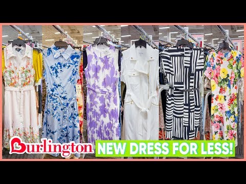 BURLINGTON DESIGNER & FASHION DRESS FOR LESS‼️ BURLINGTON CLEARANCE DRESS | SHOP WITH ME♥︎