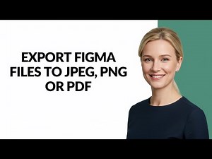EXPORT FIGMA FILES TO JPEG, PNG OR PDF - Julia'sTutorials