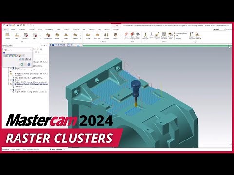 Mastercam 2024 - Raster Toolpath