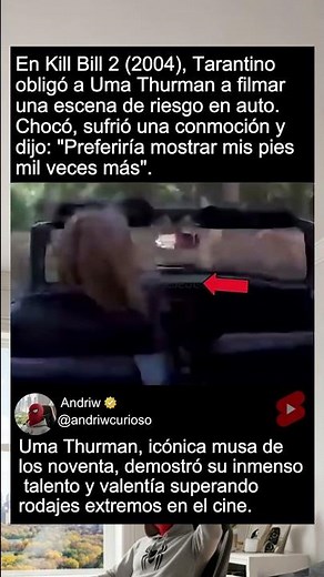 En Kill Bill 2 (2004), Tarantino obligó a Uma Thur...