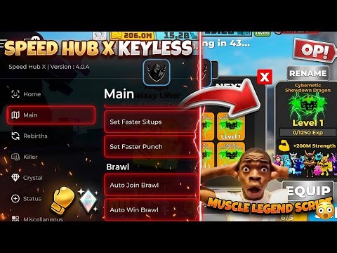 ⚡ FASTEST PET GLITCH in Muscle Legends! Speed Hub X Keyless Script Showcase