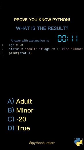 Python coding quiz to ace your interview!!