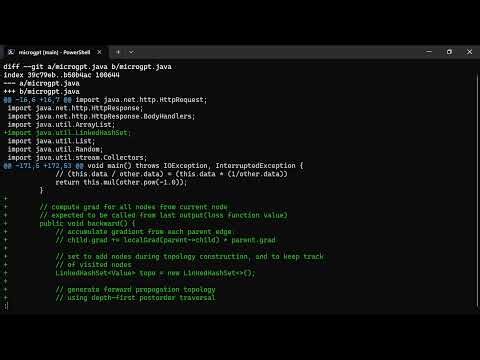 Building microgpt in Java #4 — Simple Autograd: Backward Gradient Computation