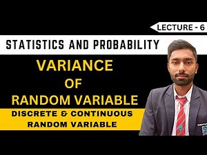 Variance Of Random Variable | Co-Variance | Standard Deviation | Examples | Discrete & Continuous